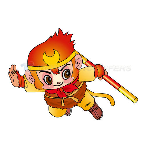 Monkey Iron-on Stickers (Heat Transfers)NO.8654